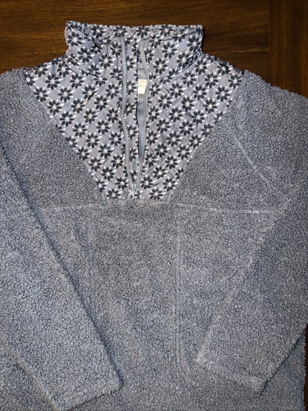 Vera Bradley 1/4 zip Boucle pullover Sweater